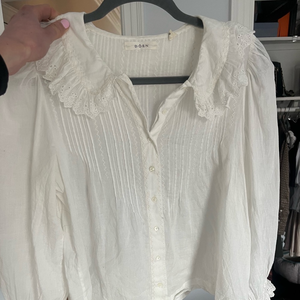Doen June Top in White - worn once